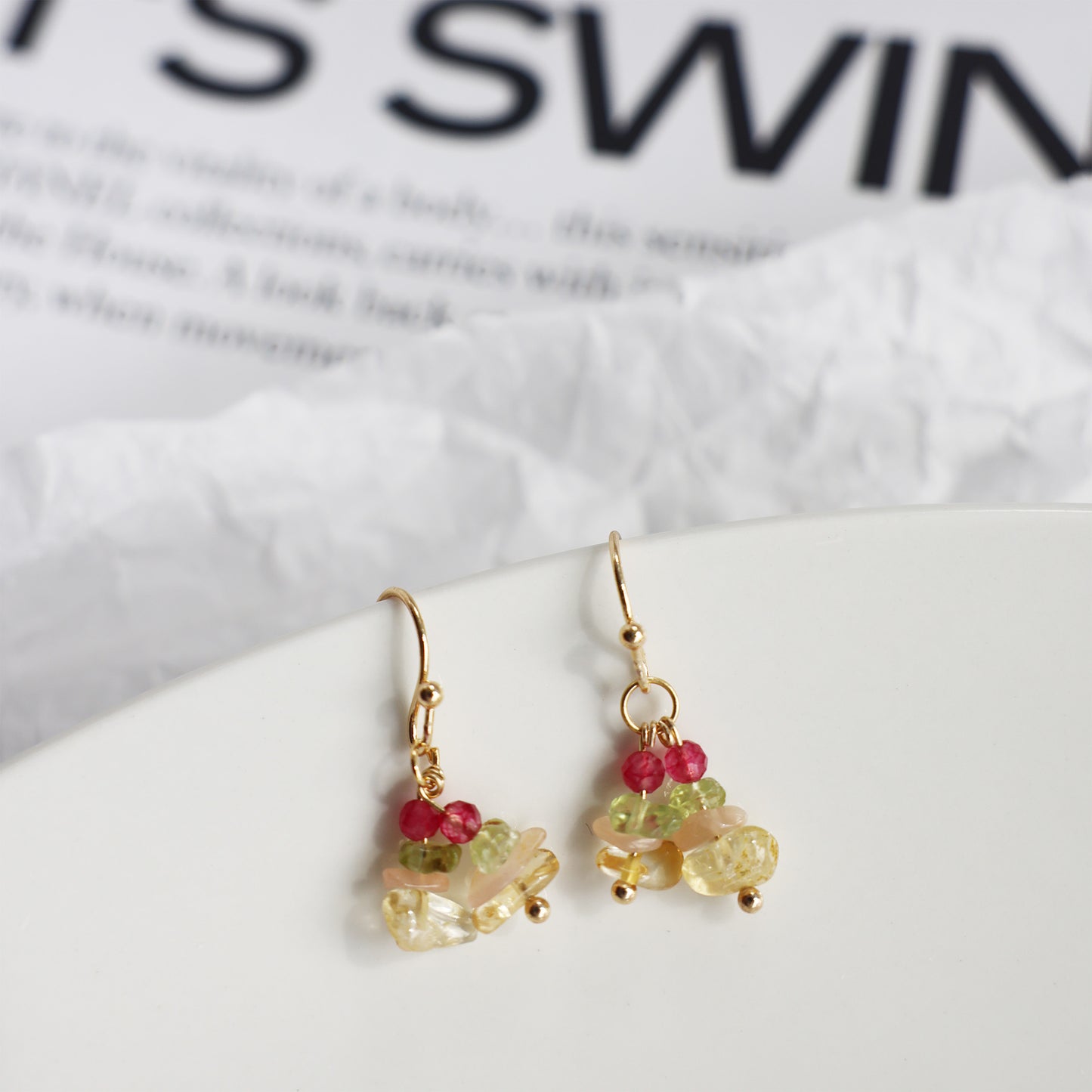 Pastel Orchard Earrings
